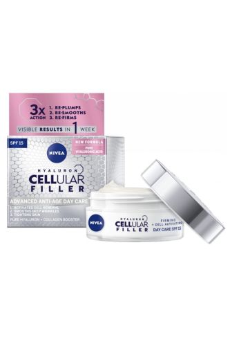 Nivea Hyaluron Cellular Filler zpevujc denn krm pro vechny typy pleti 50 ml
